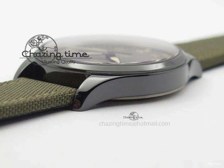 MIROTIME 0304 SunProtective MARK XVII IW324702 Real Ceramic MK Best Edition Green Dial On Green Nylon Strap A 7288